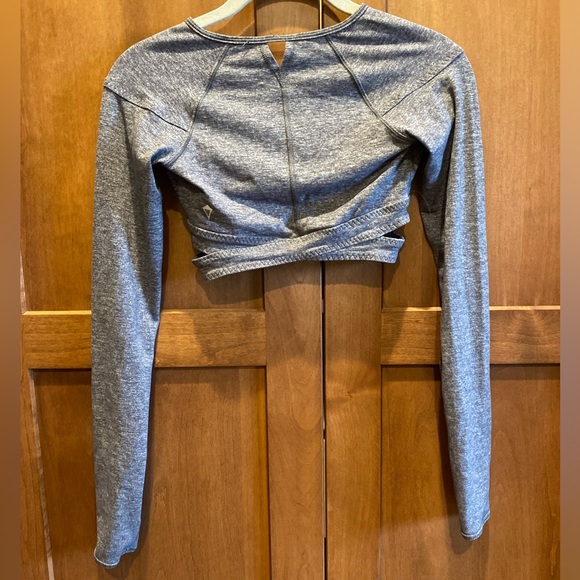 Ivivva by Lululemon Cropped Gray Sweater - Picture 2 of 3
